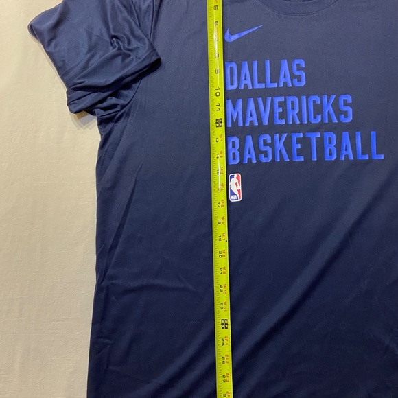 Nike Dallas Mavericks Dri-Fit Long Sleeve Shirt Men’s XL Navy NBA Basketball Top - Picture 8 of 10